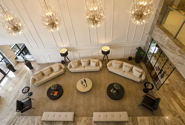 Lobby de empreendimento residencial de alto padrão