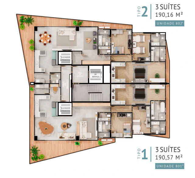 Planta do Ares Marista
